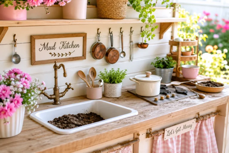 20 Mud Kitchen Ideas Kids Love That Feel Luxe and Elegant for a Magical Space