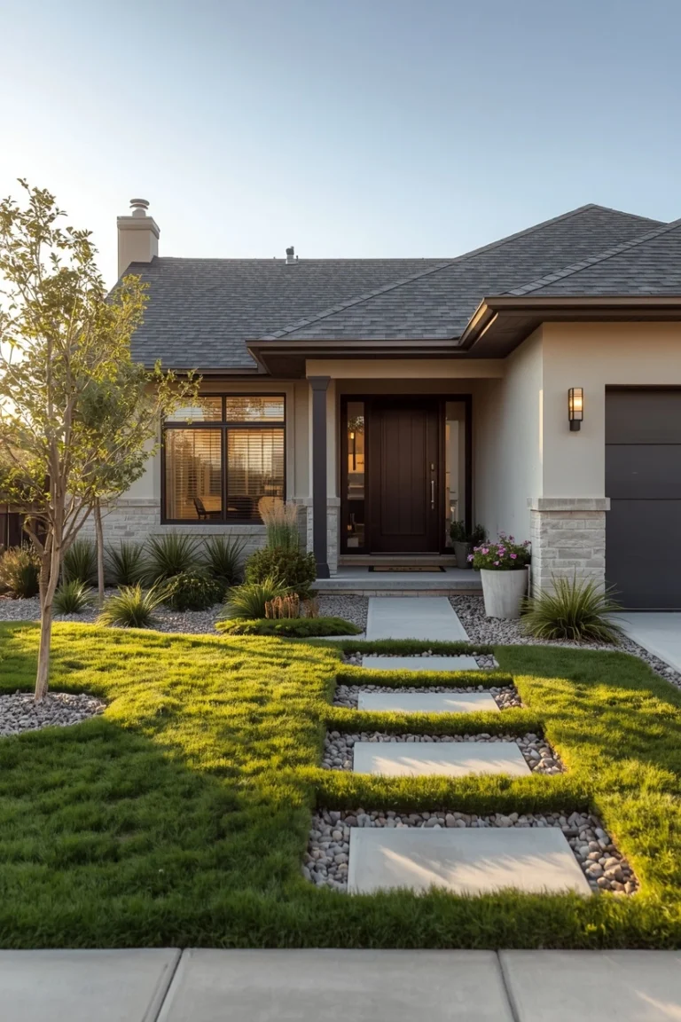 21 Grass-Free Front Yard Ideas That Look Elegant for a Magical Space