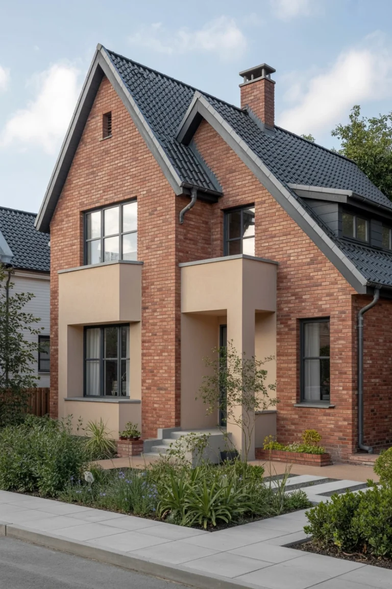24 Red Brick House Color Ideas That Feel Luxe That Look Elegant for a Magical Space