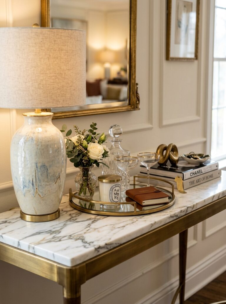 21 Console Table Styling Ideas That Look Designer Curated